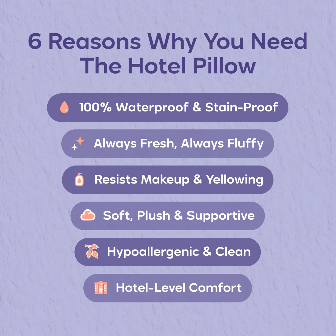 Waterproof & Stain-Resistant Hotel Pillow - Image 6